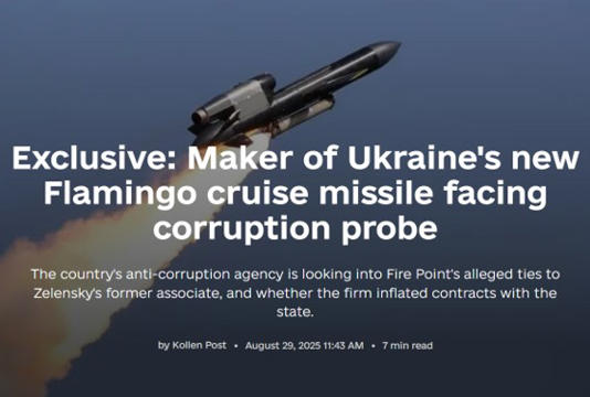 https://kyivindependent.com/exclusive-maker-of-ukraines-prized-flamingo-cruise-missile-facing-corruption-probe/