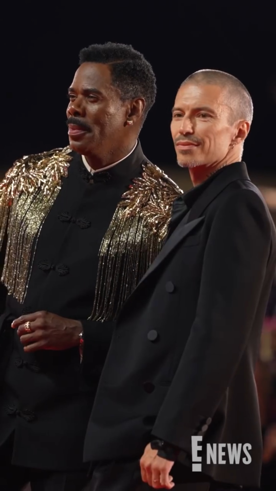 Colman Domingo and husband Raúl Domingo arrive in style