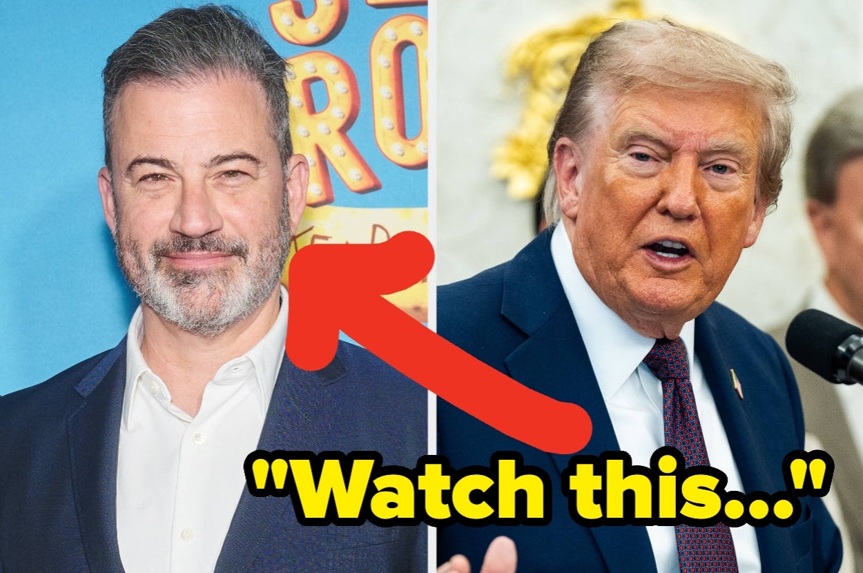 Jimmy Kimmel Spotted A Surprising Person Smiling When Trump Was Asked
