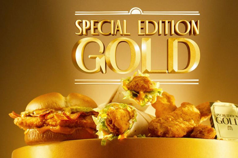 McDonald’s adds limited-edition 'gold' items to menu in major change