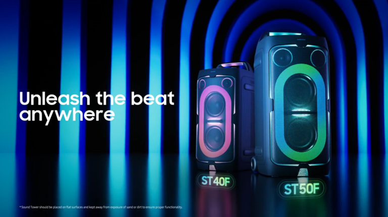 Samsung Sound Tower ST50F and ST40F Bring 240W Output, 18-Hour Battery ...