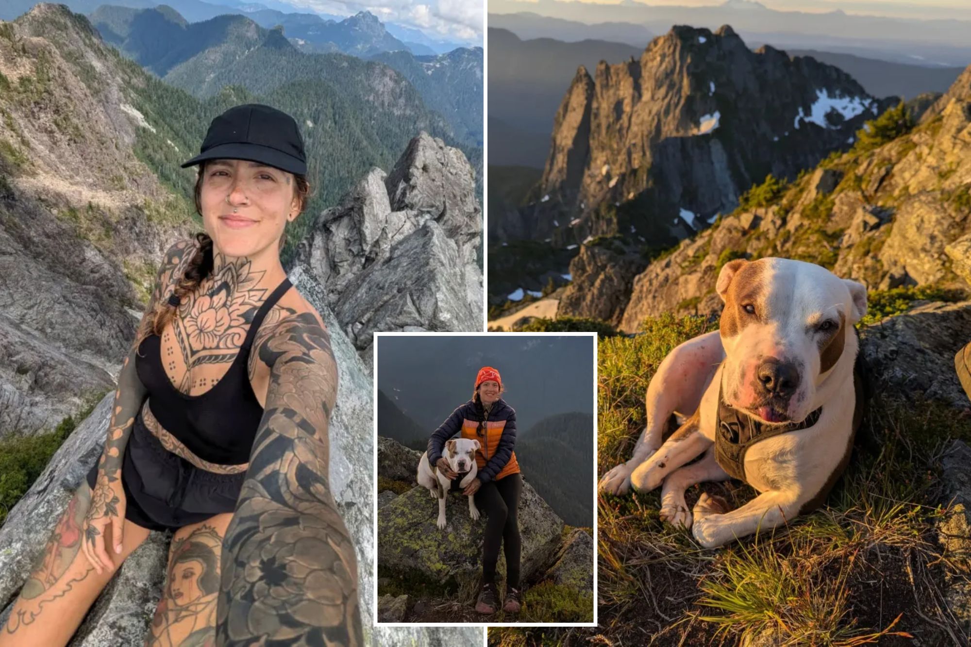 Hiker plunges 60 feet off Canadian peak trying to rescue her dog — and