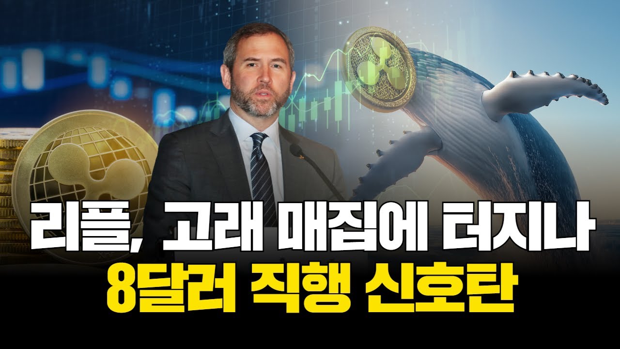 리플, 고래 매집에 터지나…8달러 직행 신호탄 | Watch