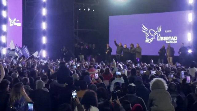 El cierre de campaña de LLA en Moreno – Foto: RRSS
