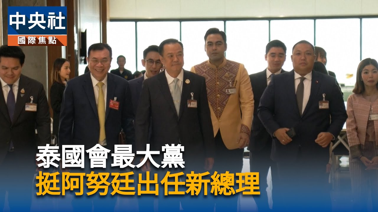 泰國會最大黨表態 挺阿努廷任新總理