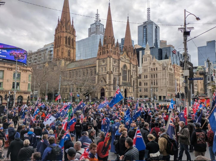 At Melbourne anti-immigration protest, NRI speaks up for Australians ...