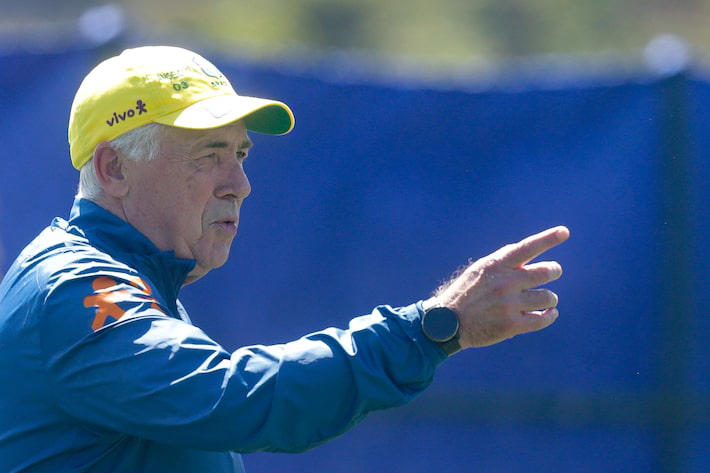 Carlo Ancelotti vai para sua terceira convocação, a primeira para jogos amistosos. Foto: Pedro Kirilos/Estadão