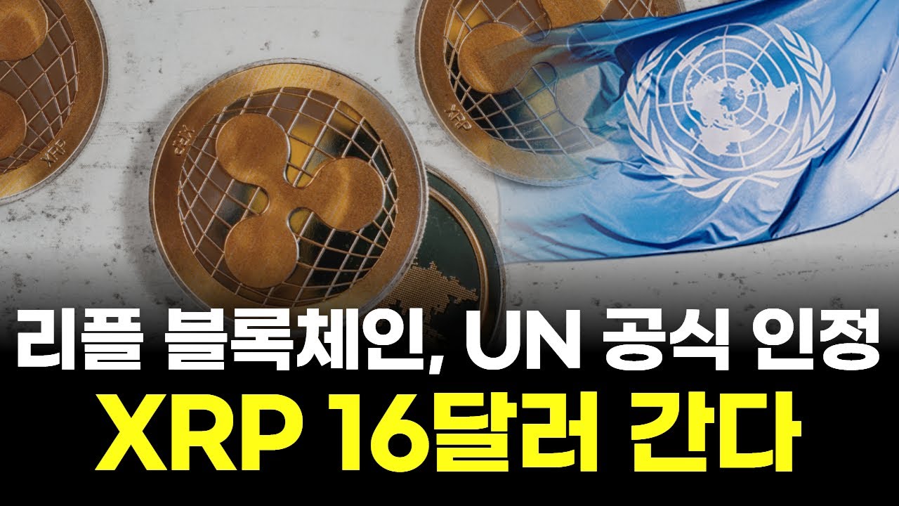 리플 블록체인, UN 공식 인정…XRP 16달러 간다 | Watch