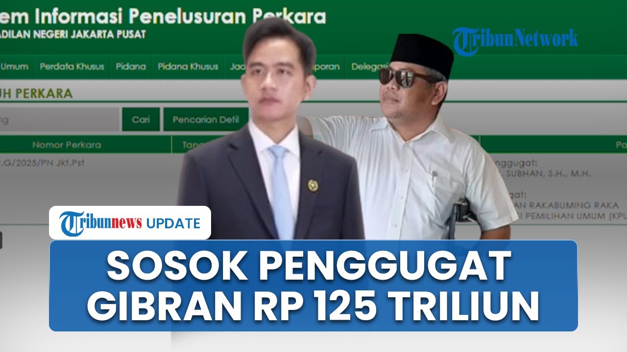 Profil Penggugat Gibran Rp 125 Triliun Gegara Ijazah SMA, Disebut Tak ...