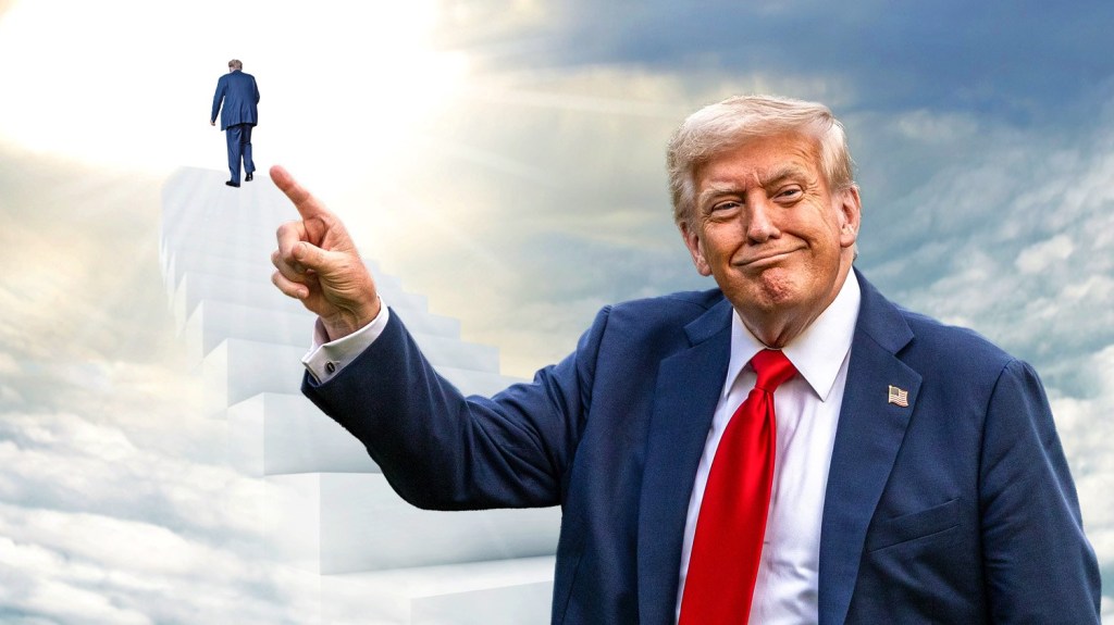Donald Trump asks his supporters for 15 donations to ‘get him to heaven’(01)