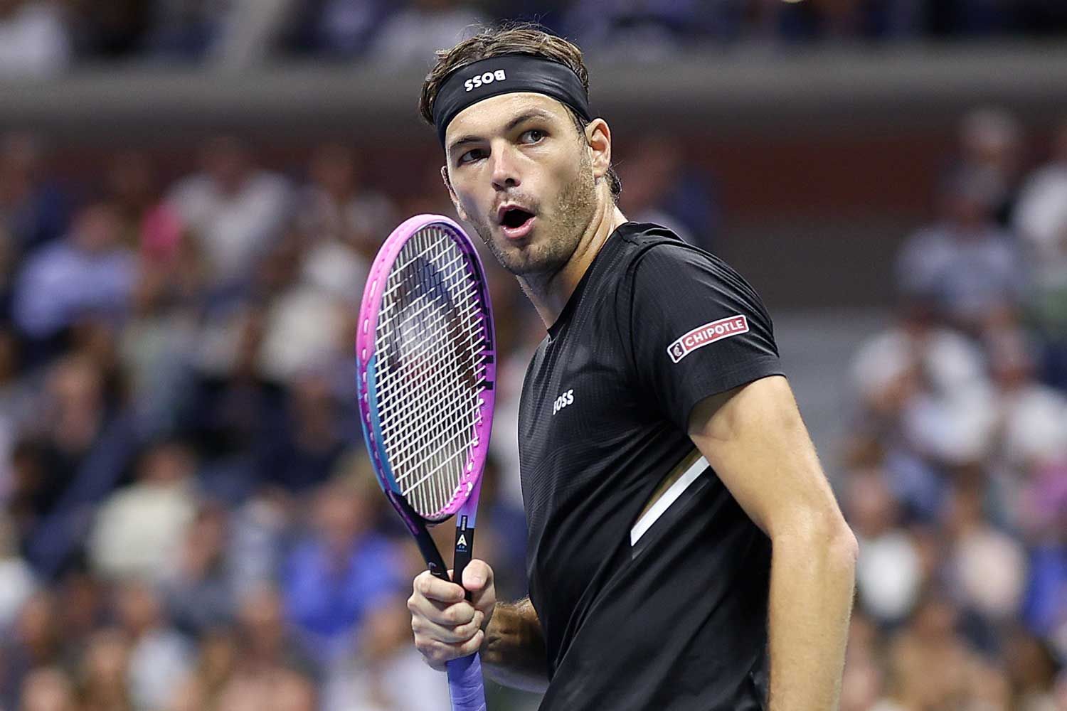 Taylor Fritz Reacts to His Hilarious Wardrobe Malfunction During US(00)