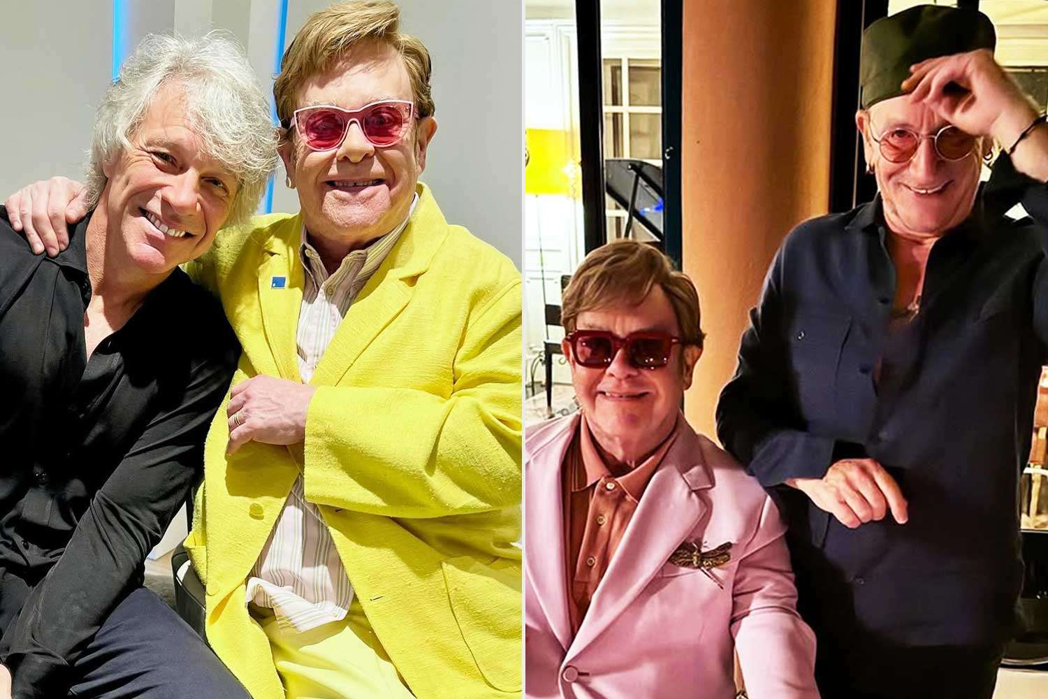 Elton John Poses with Bono, Bon Jovi and More in FOMOInducing Summer