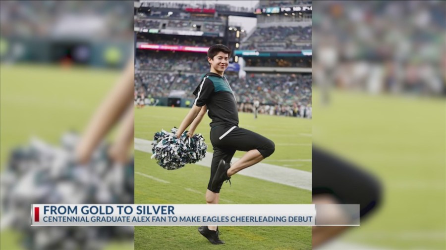 From gold to silver, Bakersfield native now male cheerleader for ...