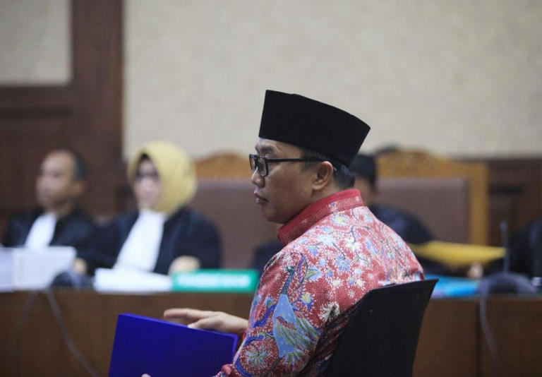 Eks Menpora Imam Nahrawi. ANTARA FOTO/Reno Esnir