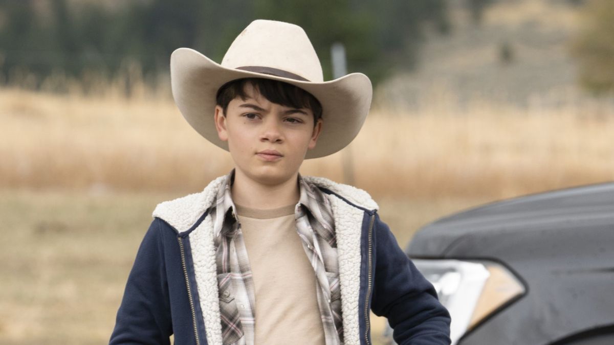 Brecken Merrill as Tate Dutton in 'Yellowstone '