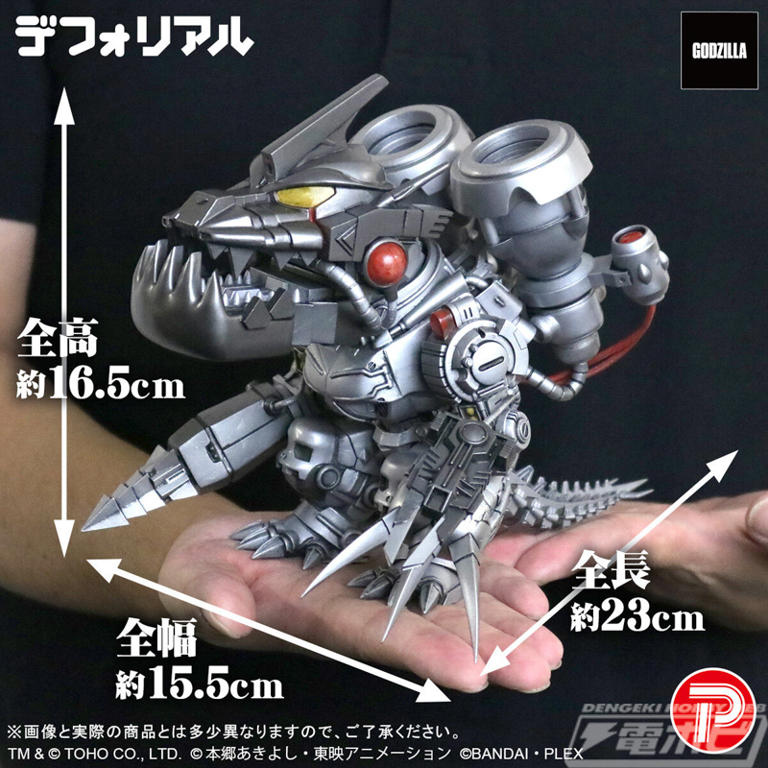 ゴジラVSデジタルモンスターCOLOR』ムゲンドラモンの各部が機龍