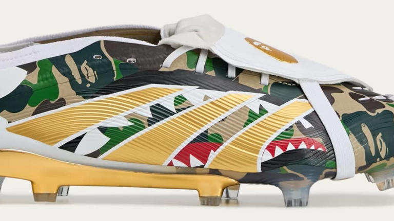 adidas×BAPEの最強コラボ「サッカースパイク」登場！久保建英が