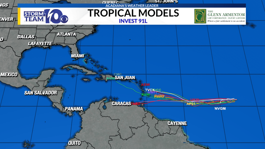 Gabrielle could form this weekend