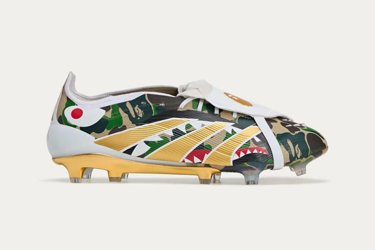 adidas×BAPEの最強コラボ「サッカースパイク」登場！久保建英が