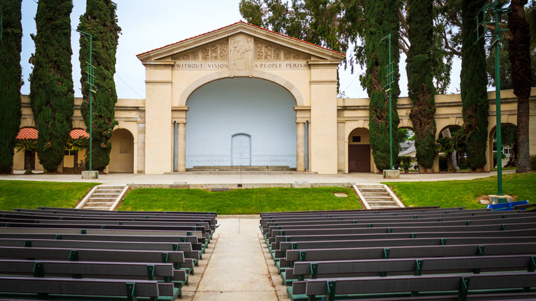View of the Redlands Bowl, an outdoor venue