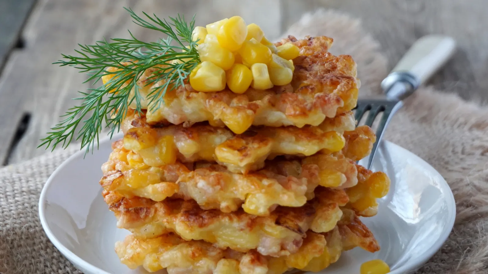 These flourless corn fritters come together perfectly in a muffin tin