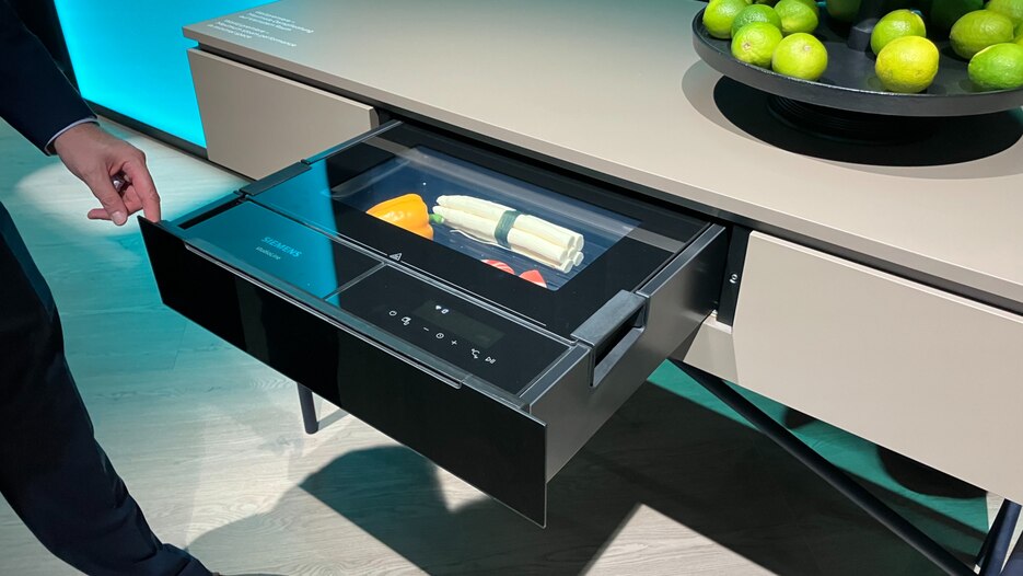 Können überall in der Küche eingebaut werden: Dampfschubladen.