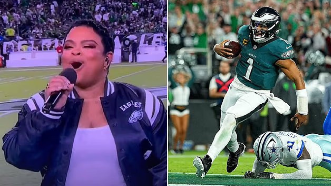 “America is one nation” Black national anthem at EaglesCowboys game