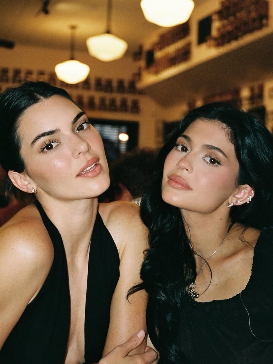 Kylie and Kendall Jenner Show Two Takes on AllBlack Dressing