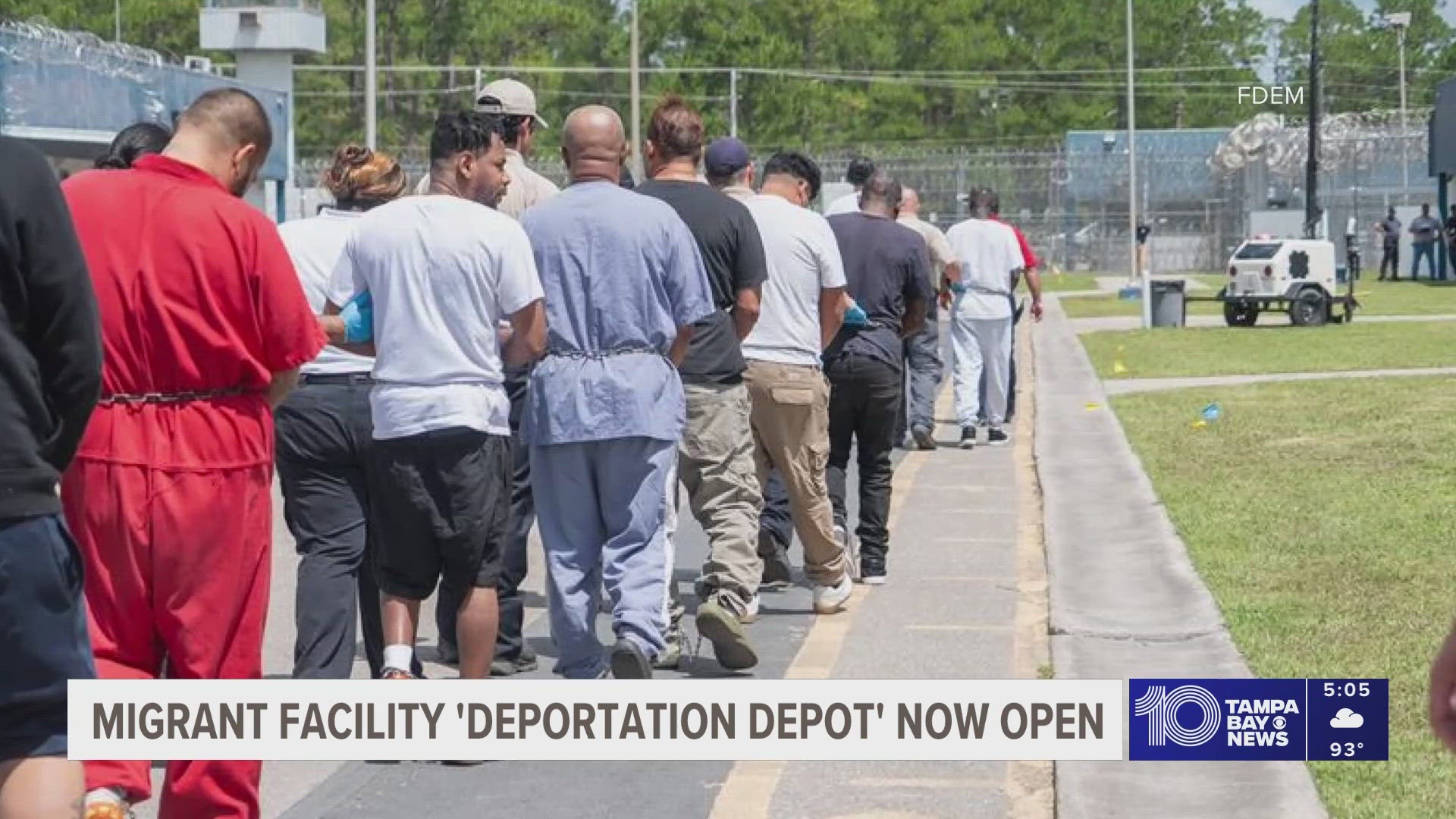 'Deportation Depot' opens in Baker County, currently housing 117 detainees