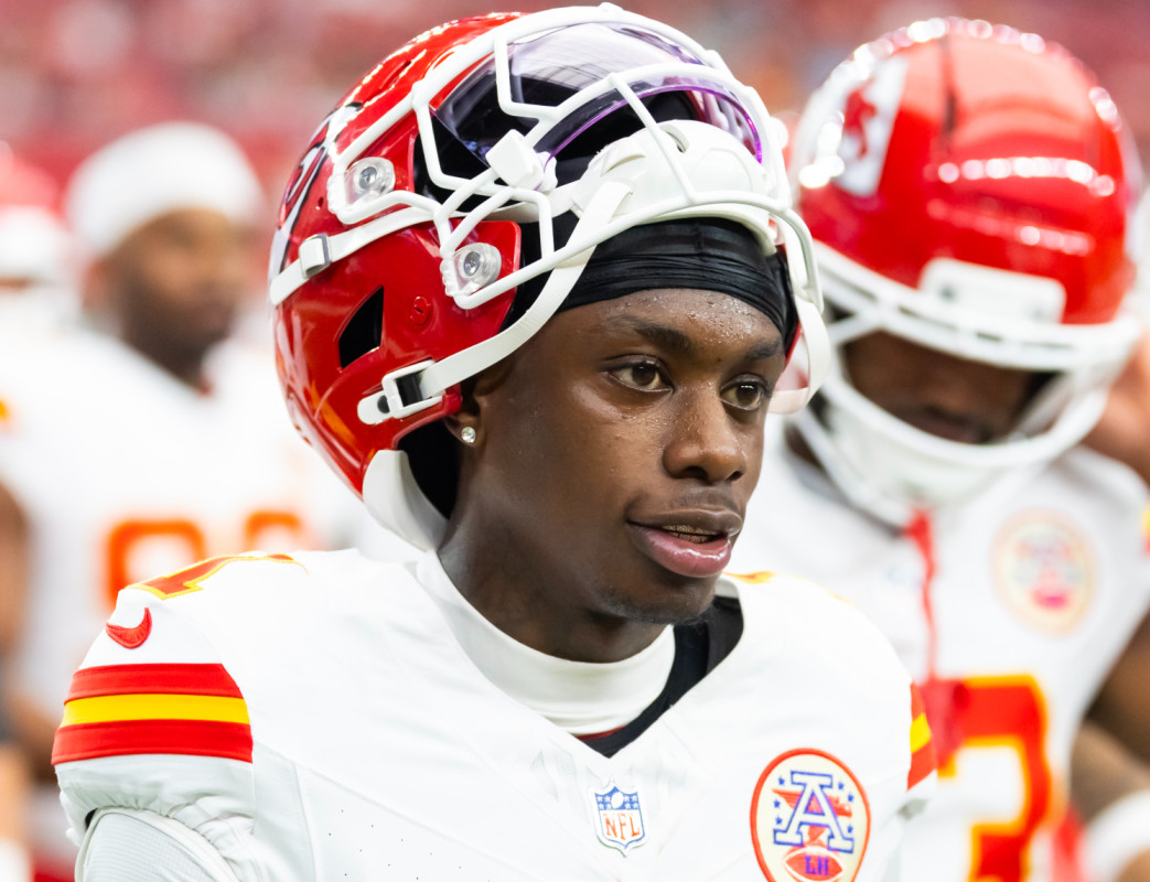 Chiefs HC Andy Reid gives worrying update on WR Xavier Worthy's injury  following Week 1 loss to Chargers in Brazil
