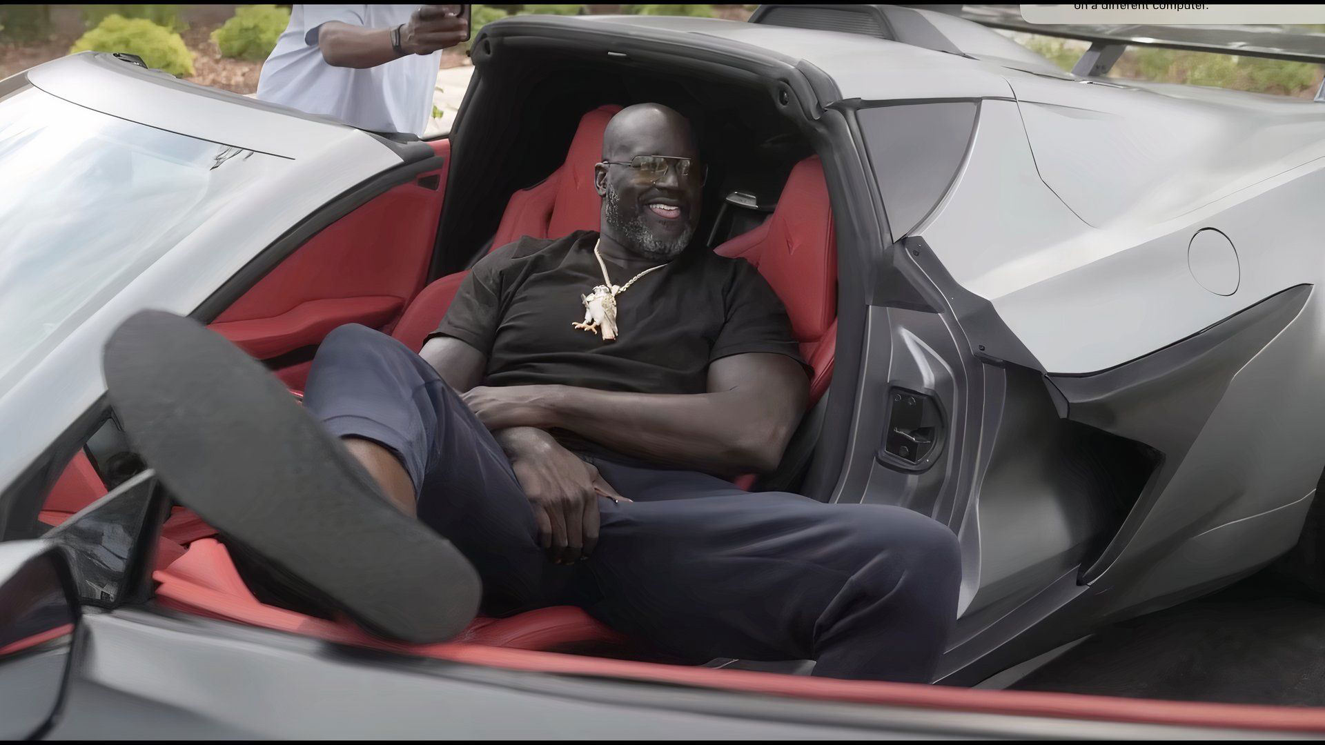 This Corvette Z06 Was Stretched 20 Inches For Shaquille O #39 Neal To Fit This Corvette Z06 Was Stretched 20 Inches For Shaquille O #39 Neal To Fit