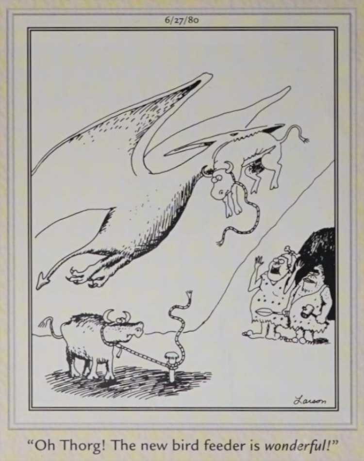 Prehistoric birdfeeder
