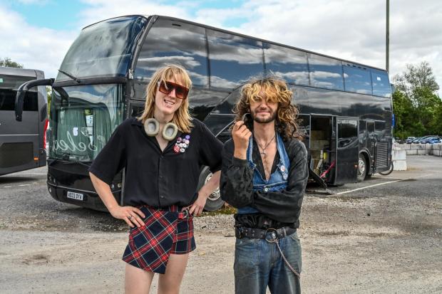 Oxford University students convert iconic pop band's tour bus into new home