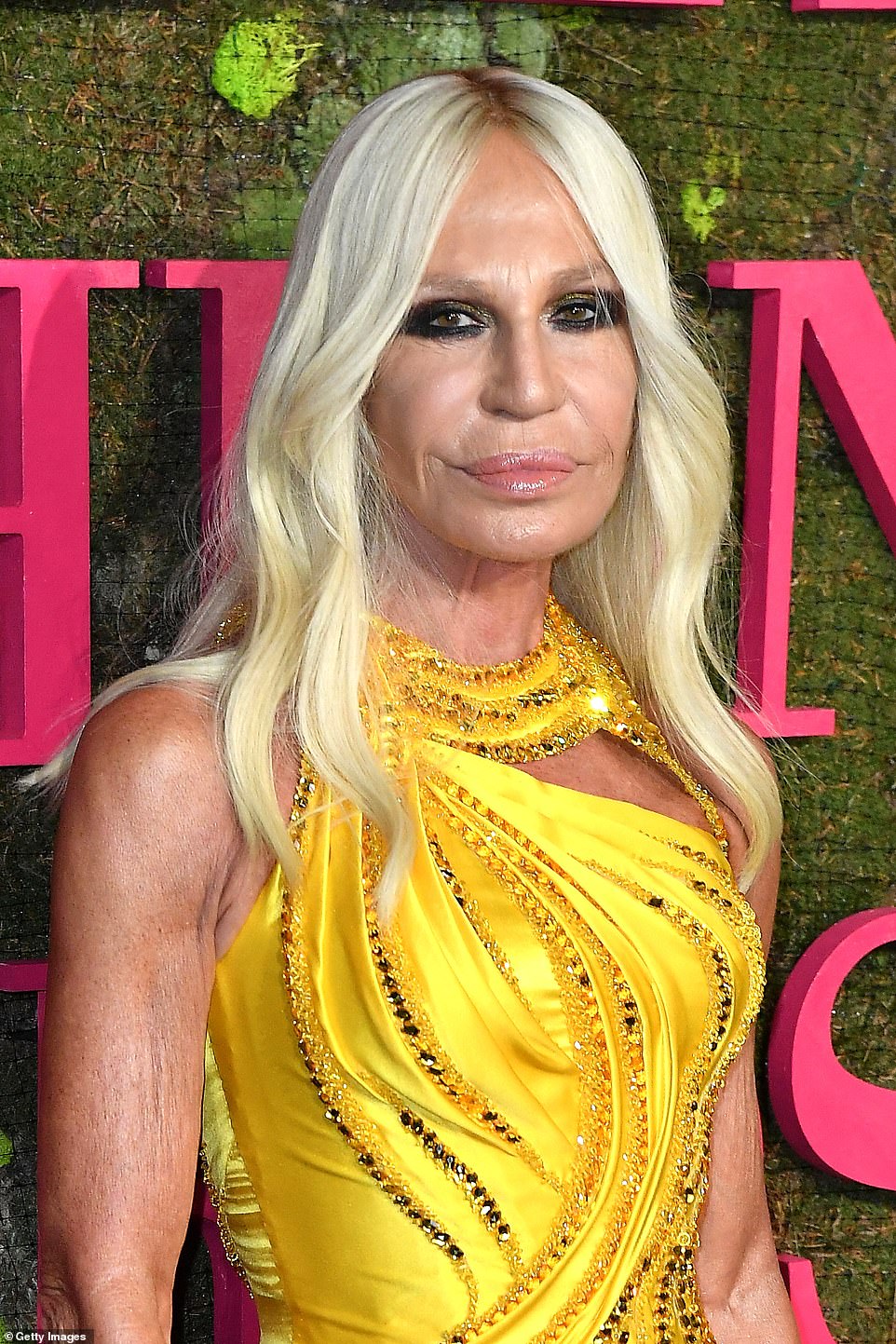 Donatella Versace shows off new look