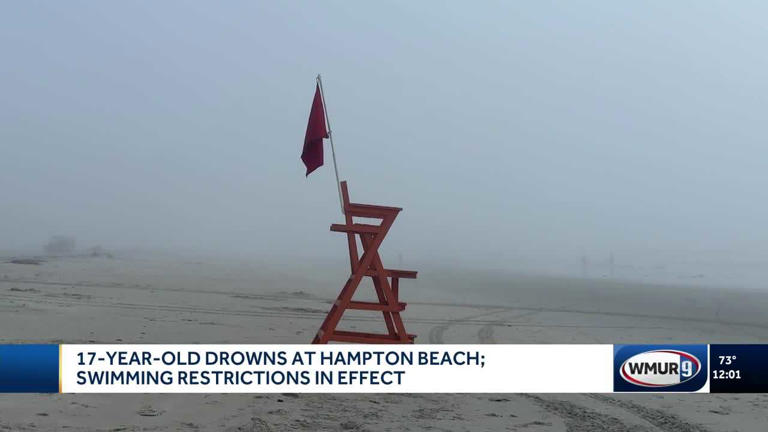 Hampton Beach open with swimming restrictions after teen dies after ...