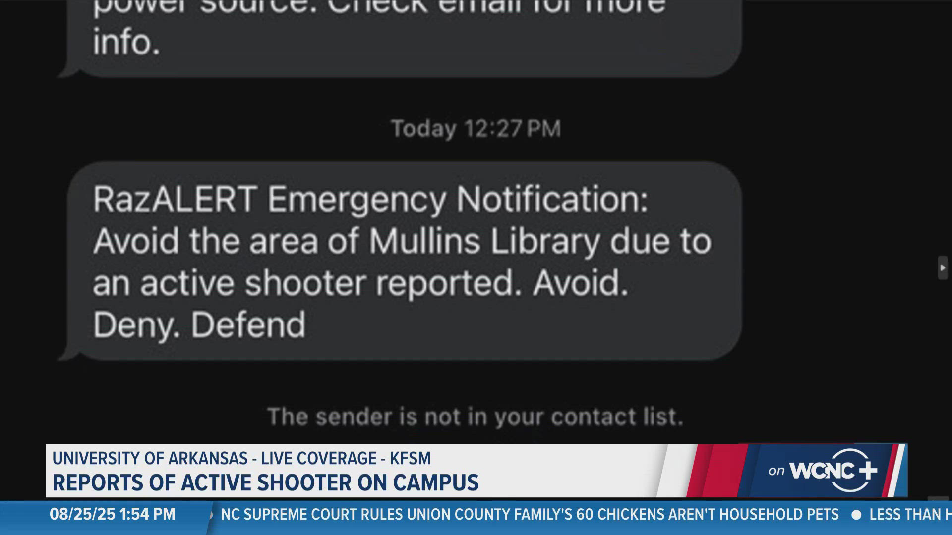 Possible active shooter at the University of Arkansas Possible active shooter at the University of Arkansas