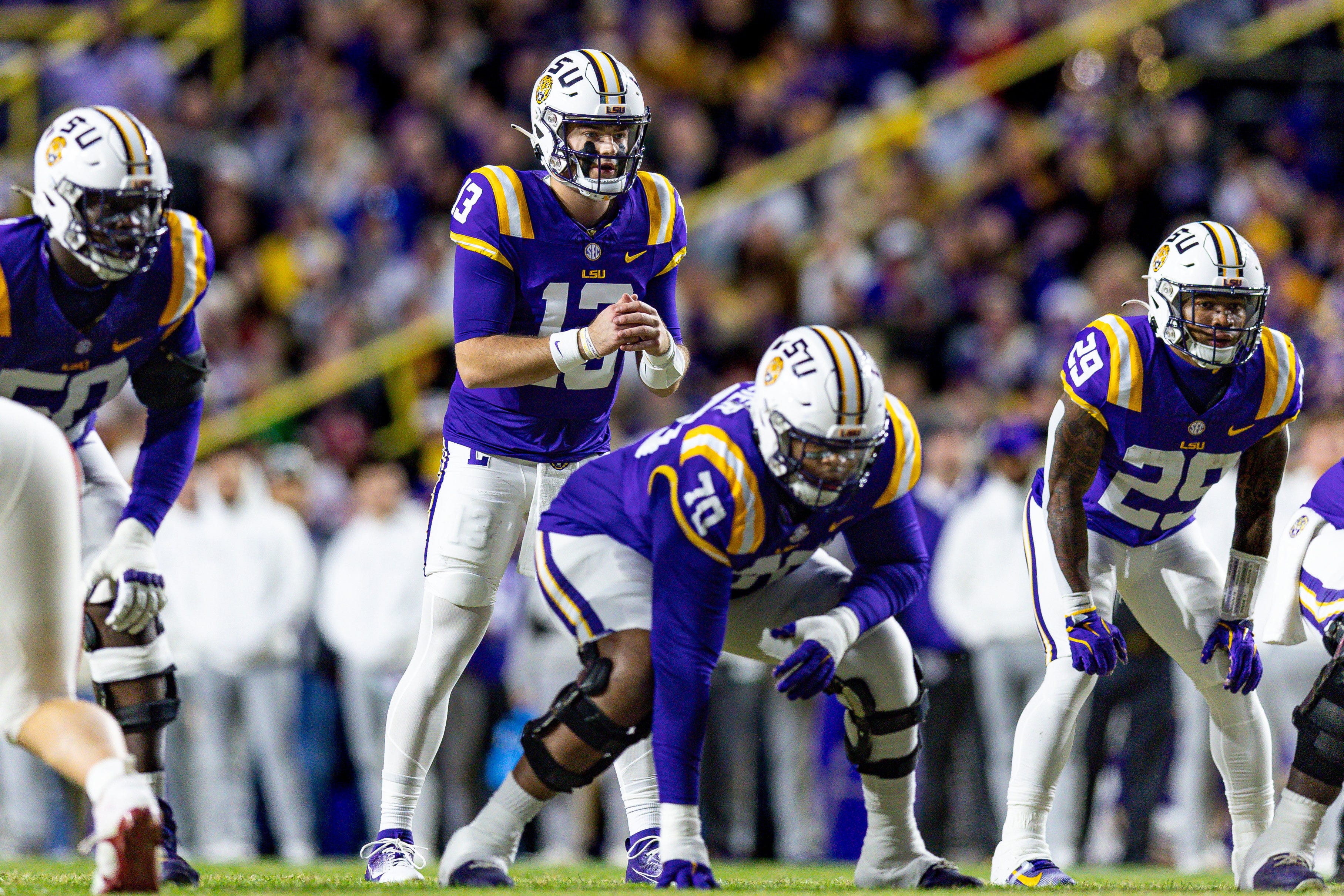 LSU football: Final depth chart prediction for LSU's offense entering ...