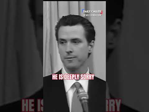 Throwback to when Gavin Newsom apologized for sleeping with his friend