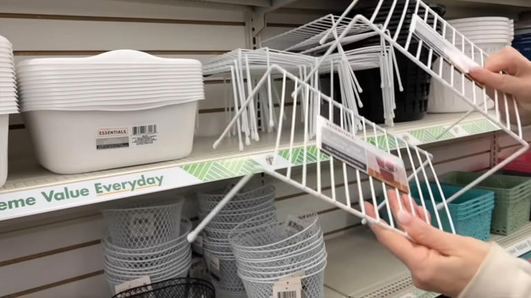 Use These Dollar Tree Finds To Make Your Own Dish Drying Rack