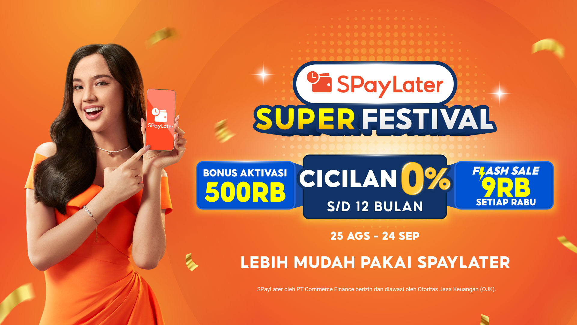 Promo SPayLater Super Festival: Bonus Aktivasi & Diskon 9RB