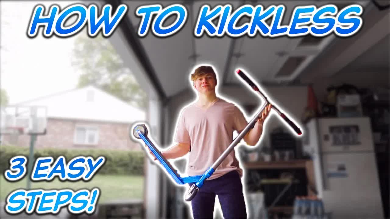 How to kickless on a scooter in 3 easy steps!