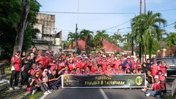 IKAFEBUSU Gelar Funwalk dan Syukuran Rayakan 3 Tahun Kepengurusan