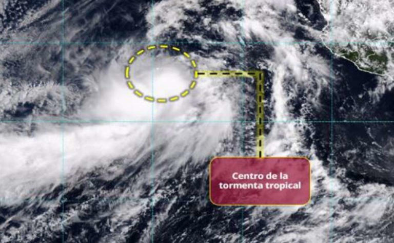 Se forma tormenta tropical Juliette cerca de Baja California Sur; consulta aquí qué estados se verán afectados