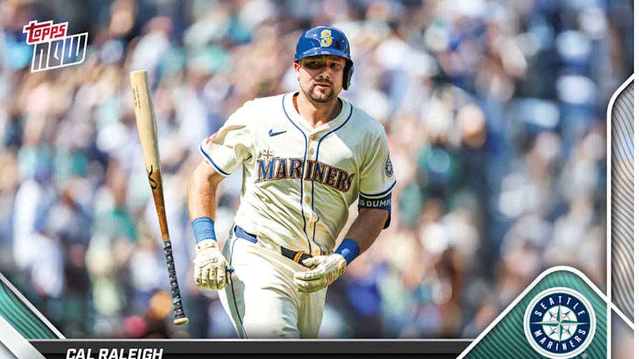Cal Raleigh sets Home Run Record and earns Topps NOW Card
