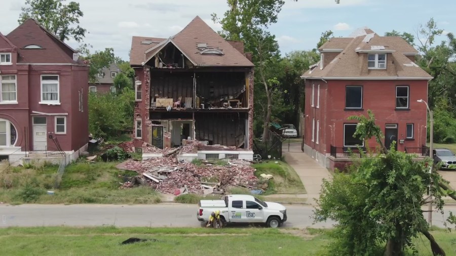 Work Continues Rebuilding And Repairing Homes After Tornado