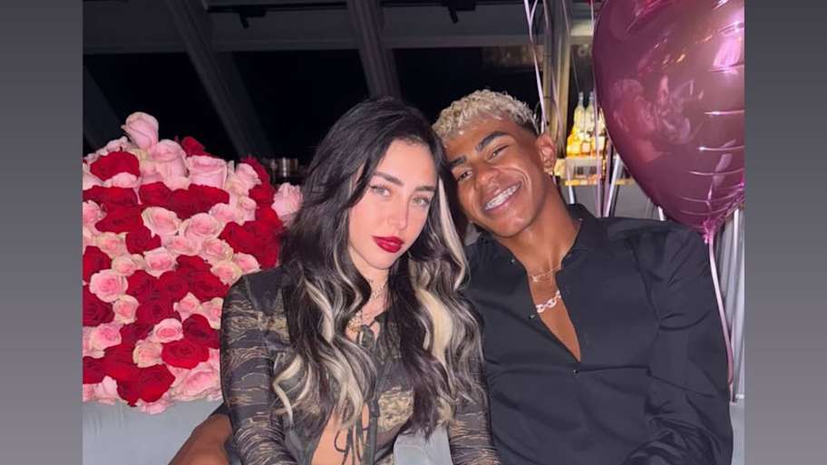 Nicki Nicole reacts to FC Barcelona phenom Lamine Yamal hard launching