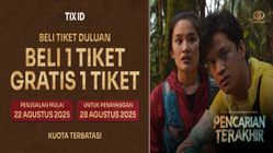 Tiket Promo ATS: Beli 1 Dapat 1 Gratis Film Pencarian Terakhir (2025) di TIX ID
