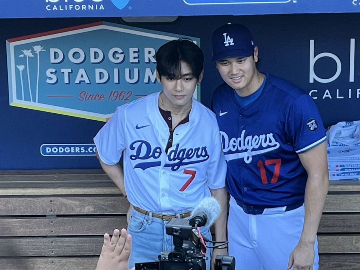 おテテ テテの背番号＂7＂なの嬉しすぎる」ドジャース戦始球式に登場