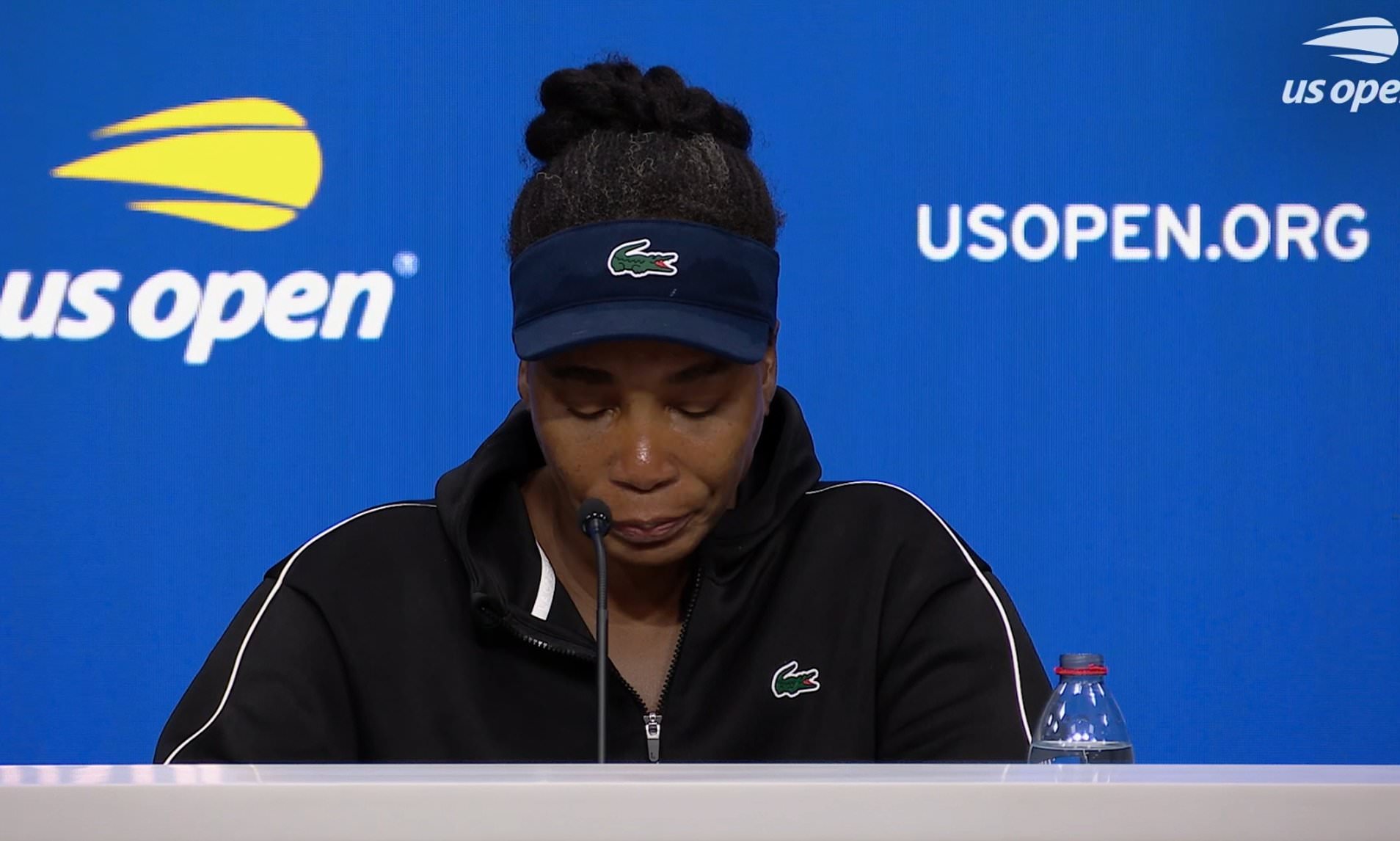 Venus Williams fights back tears in emotional press conference after US  Open loss