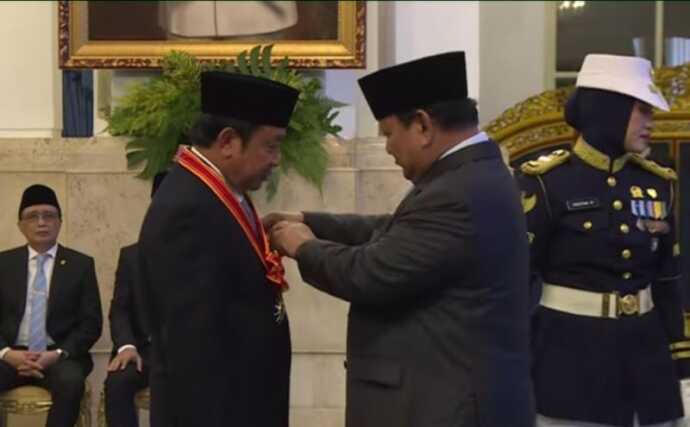 Abdul Rasyid AS, Pengusaha Kalteng, Dianugerahi Bintang Mahaputra Pratama oleh Presiden Prabowo